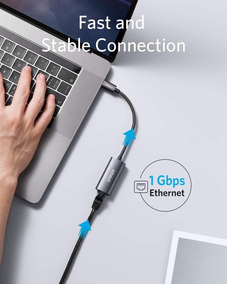 Anker PowerExpand USB-C to Gigabit Ethernet Adapter
