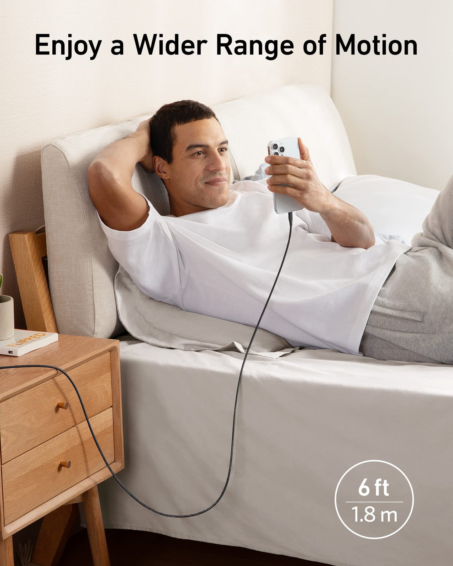 Anker 551 USB-A to Lightning Cable (3 ft / 6 ft / 10 ft)