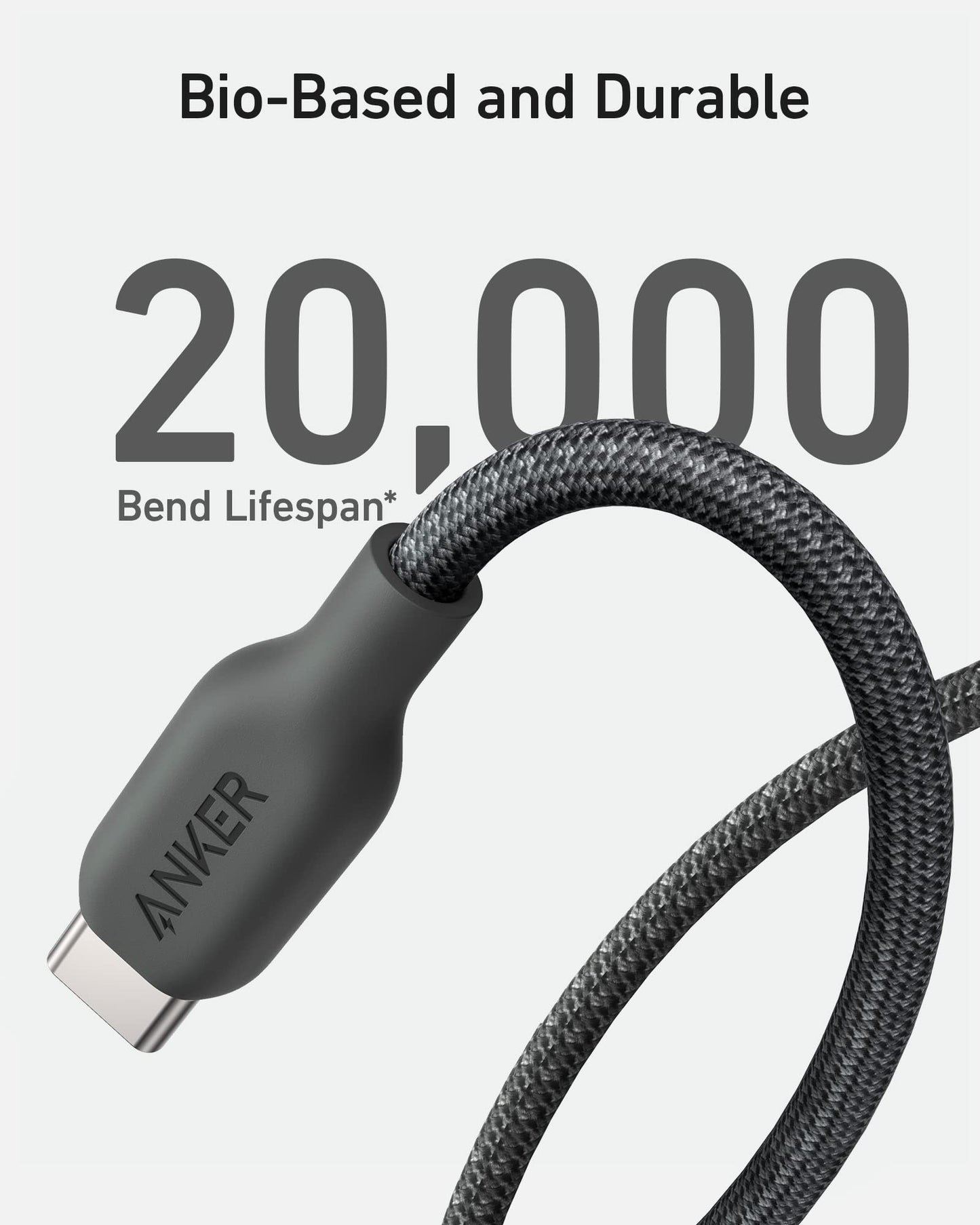 Anker 543 USB C to USB C Cable (240W, 10 ft)
