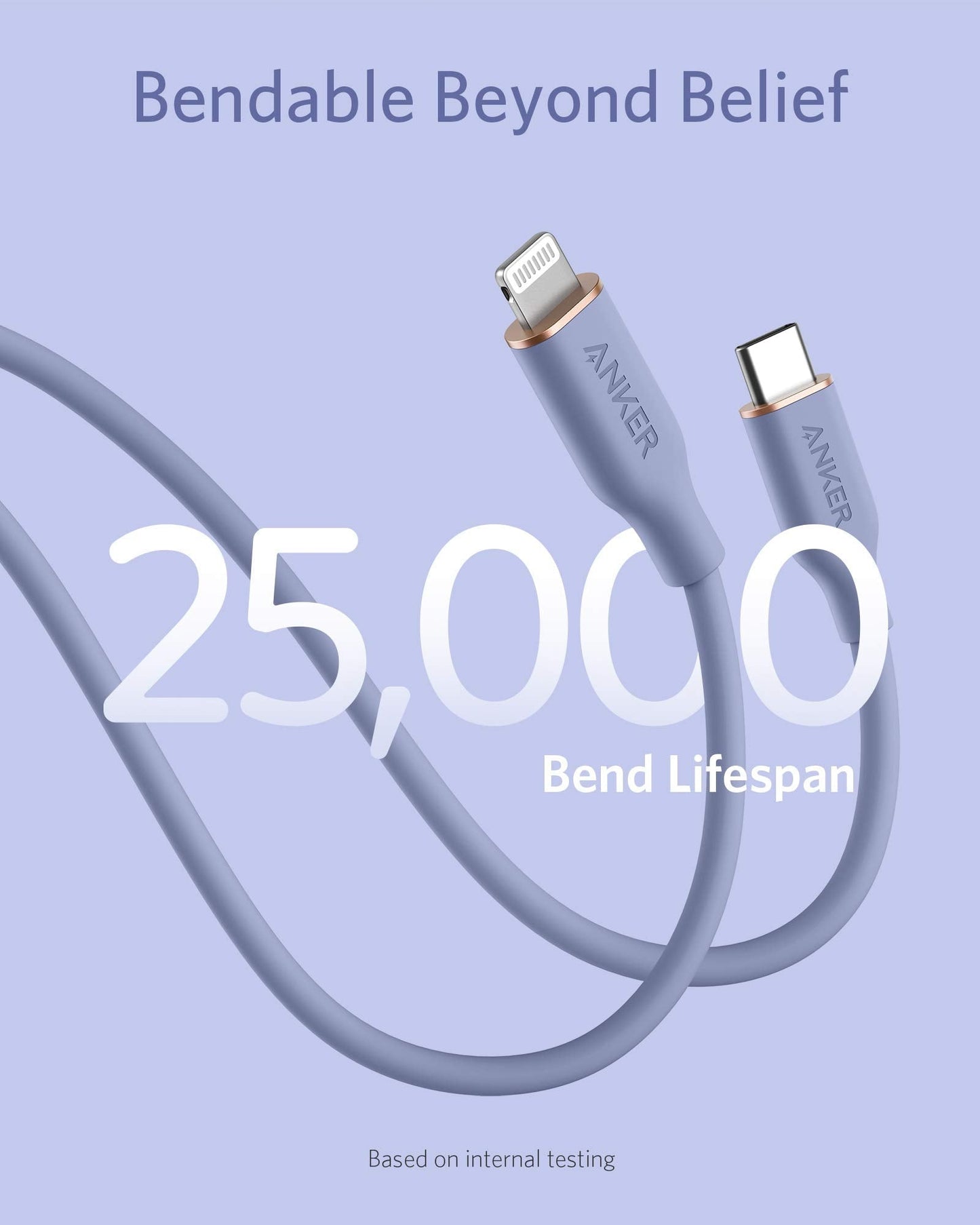 Anker 641 USB-C to Lightning Cable (Flow, Silicone)