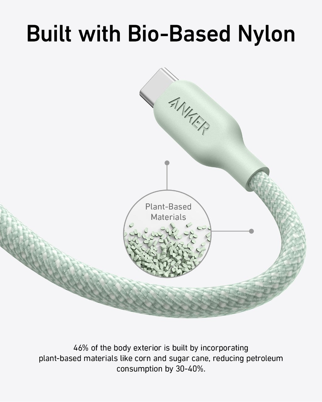 Anker 543 USB-C to USB-C Cable (Bio-Braided)
