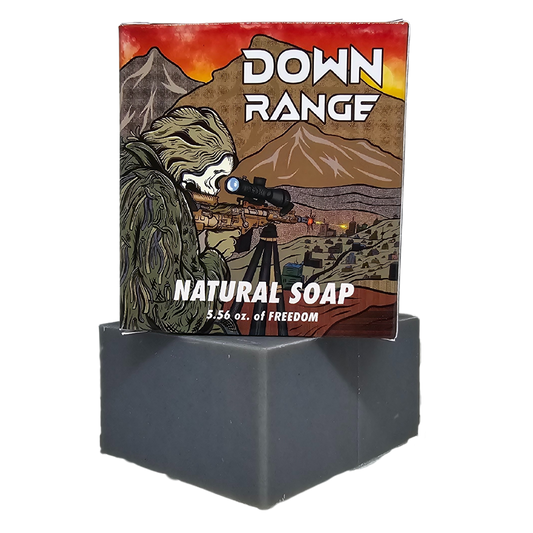 Down Range Natural Soap - Gun Powder