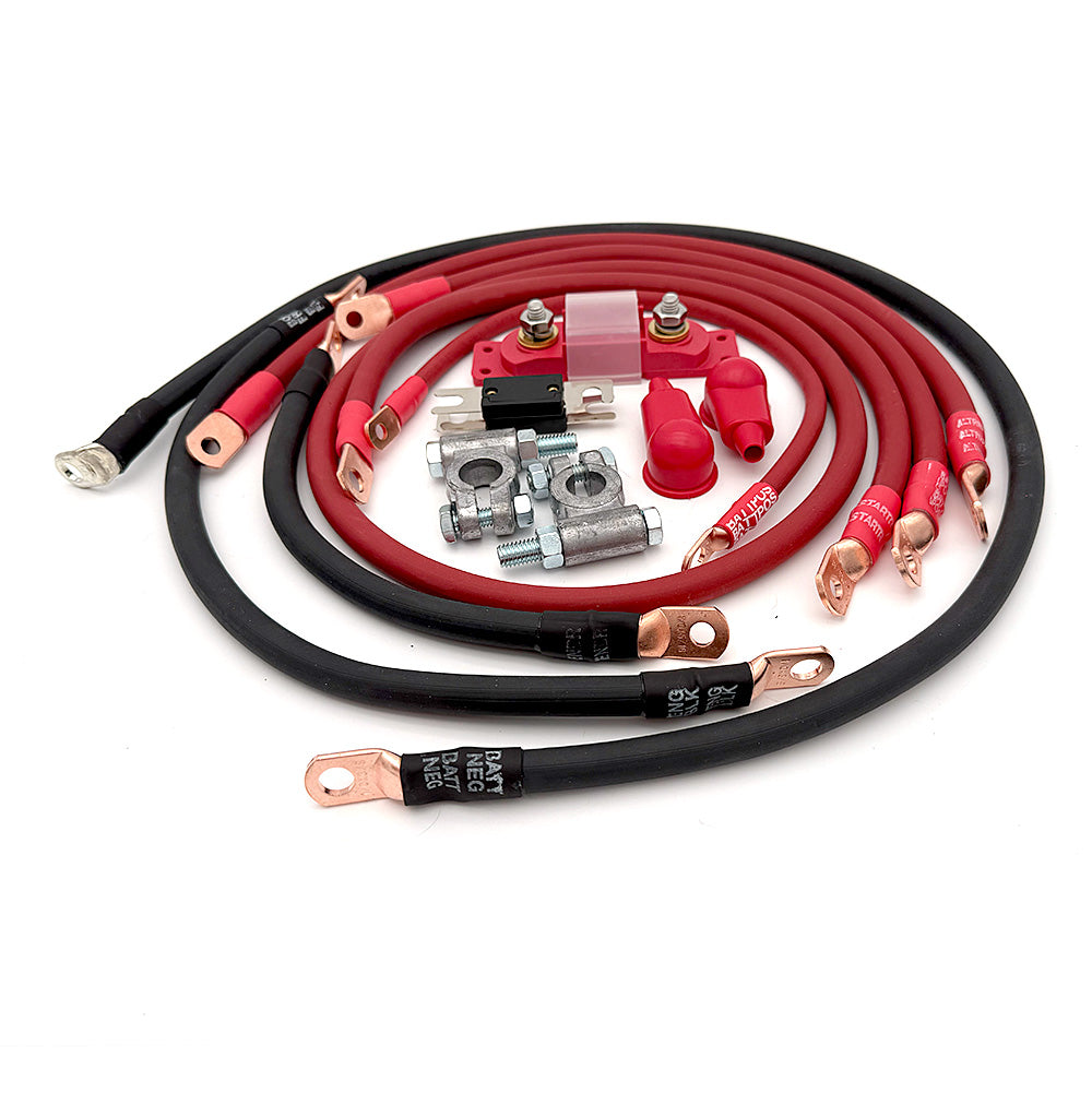 Toyota Land Cruiser Big 7 Battery Cable Kit (FZJ80 - 1993-1997)