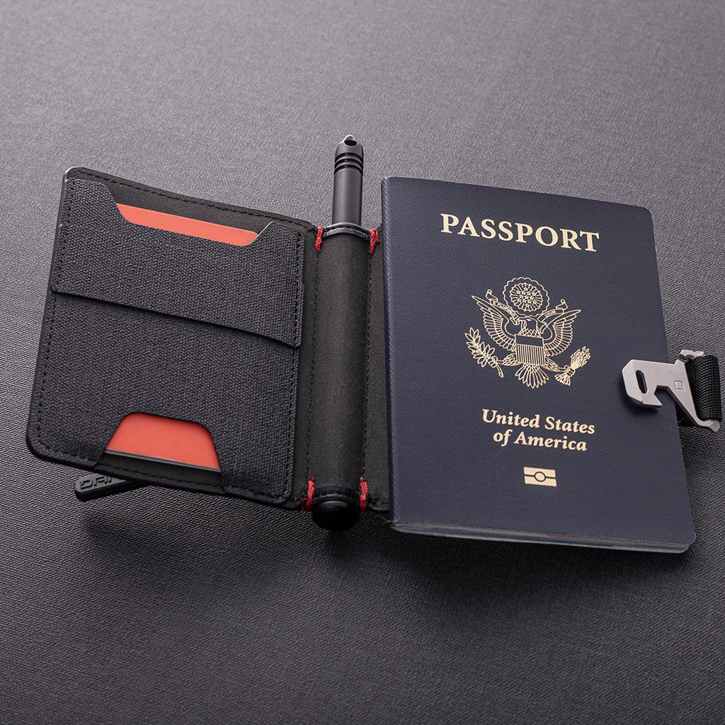 P01 Pioneer™ Travel Wallet with Pen & Notebook